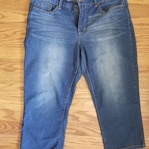 Nine West denim capris, size 12